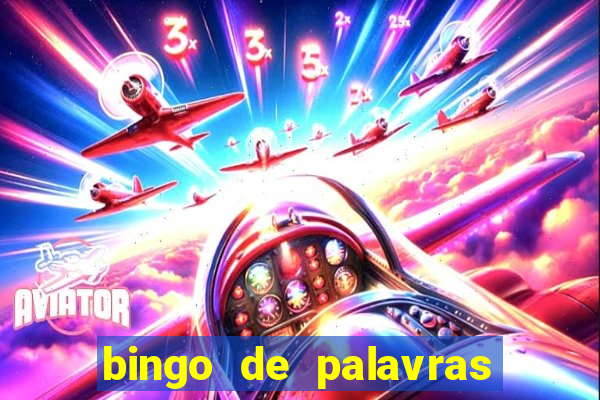 bingo de palavras cha de bebe